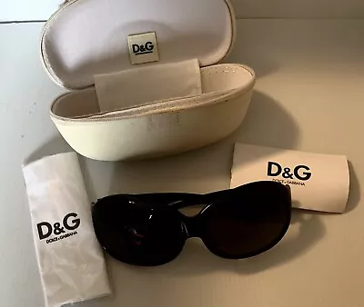 Authentic Dolce & Gabbana Sunglasses With Crystals. All Paperwork. • $199