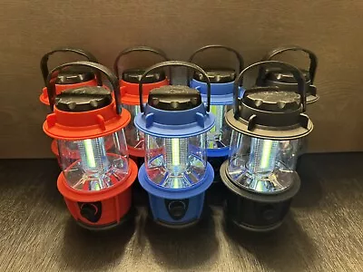 Lot Of 7 - 3 COB LED Mini Dimmable Lanterns Red Blue And Black - Brand NEW • $39.95