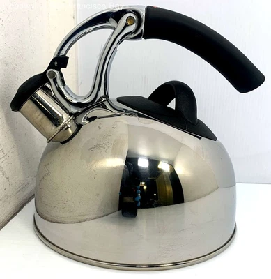 $29.99 • Buy OXO Good Grips Uplift 2Qt/1.9L Stainless Steel Whistling Tea Kettle Silver Tone
