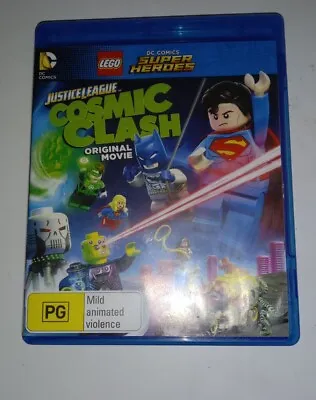 LEGO Justice League Cosmic Clash - Blu Ray - Very Good Condition - FREE POST RB • $8.50