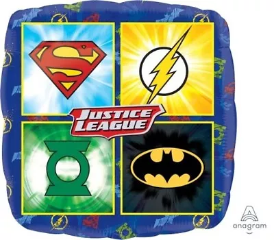 $10.95 • Buy Justice League Avengers 45cm Foil Birthday Balloon Party Supplies Decorations