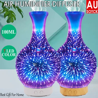 $12.05 • Buy Aromatherapy Diffuser 3D Aroma Essential Oils Ultrasonic Air Humidifier Purifier