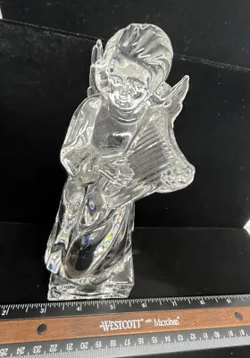 Vintage Mikasa Christmas Crystal Angel With Harp • $15.96