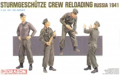 £16.25 • Buy Dragon 1/35 Scale  Sturmgeschutz Crew Reloading Russia 44 #6192
