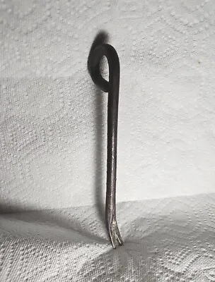 Vintage 7.75” Hand Wrought Iron Nail Tack Puller Nail With Markings • $12