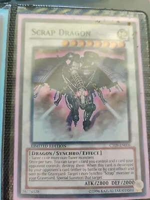 YuGiOh Scrap Dragon - CT09-EN006 - Super Rare - Limited Edition Lightly Played • $0.99