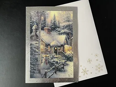 NEW Tomas Kinkade Christmas Card Hallmark • £3.59