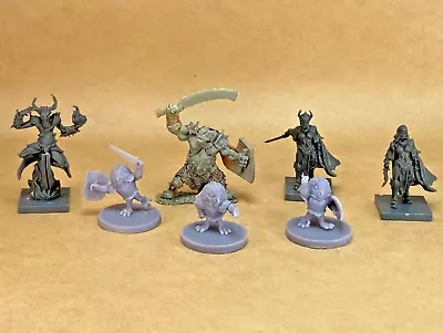 LOT OF (7) FANTASY CREATURES Orc Demon Mini Owl Bears AD&D 28mm NPC D&D OO23 • $0.99