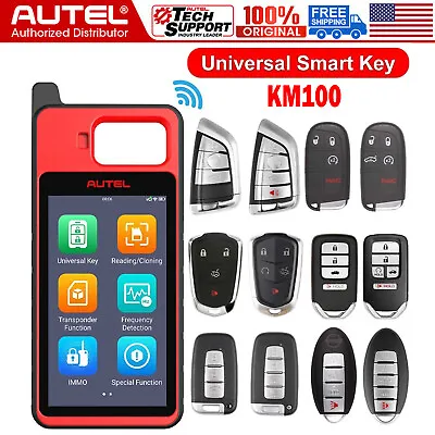 Autel MaxiIM KM100 IM508 IMMO Key Fob Pro-grammer Immobilizer Tool Key Creation • $470