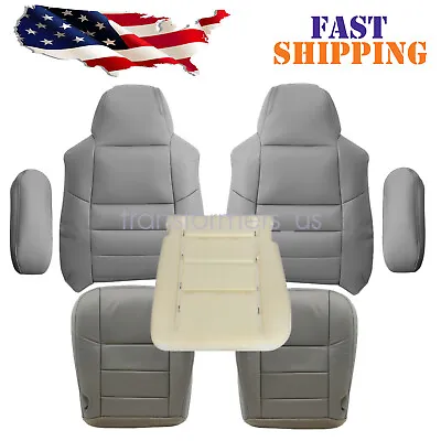 For 2002-2007 Ford F250 F350 Lariat Super Duty Front Seat Cover/Driver Foam Gray • $25.99