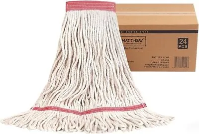 Cotton Mop Head Replacement Heavy Duty Long-end Commercial Industrial Easy Wring • $98.99