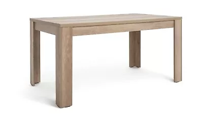 Habitat Preston Wood Effect 6 Seater Dining Table - Oak • £129.99