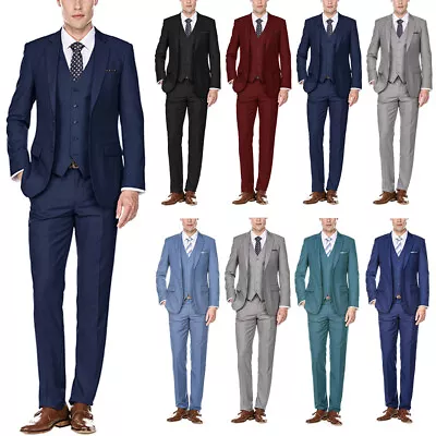 Men's Signature 3-Piece Slim Fit Suits • $94.99