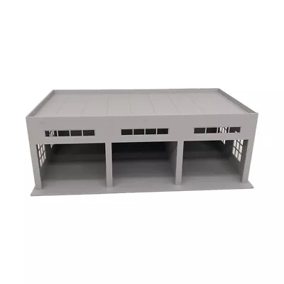 Outland Models Miniatures 3-Stall Large Garage For Trucks / Cars 1:64 • $42.89