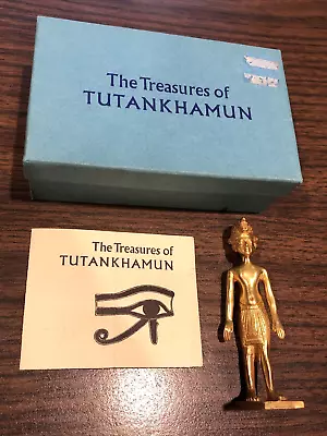 Treasures Of Tutankhamun Metropolitan Museum Brass Art Figure King Tut MMA • $55.99