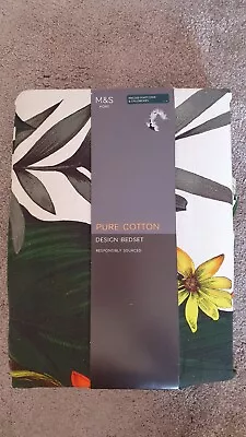 M&S King Size Duvet Cover 100% Cotton • £45.99