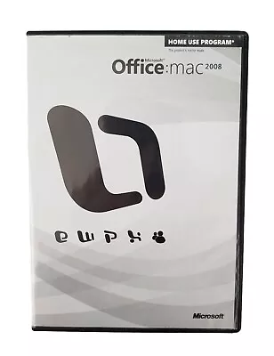 Microsoft Office: Mac 2008 Home Use Program DVD-ROM W/ Product Key • $12.99