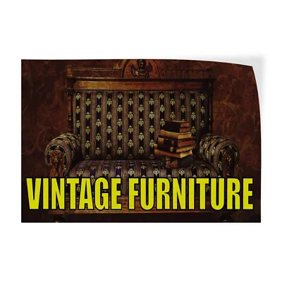 Decal Stickers Vintage Furniture Advertising Printing Vinyl Store Sign Label • $12.99