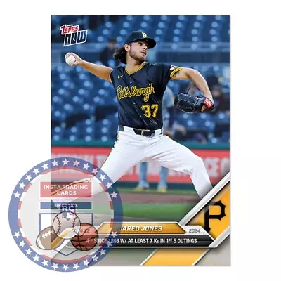 *PRE SALE* Jared Jones - 2024 MLB TOPPS NOW® Card 110 • $5.19