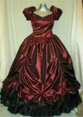 Southern Belle Civil War SASS Nutcracker Old West Ball Gown Dress - 42  Bust • $92