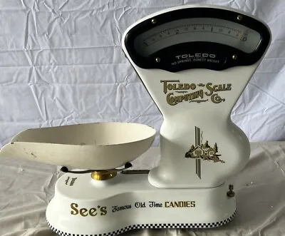 Toledo Three Pound Scale  See's Old Time Candies  • $2300