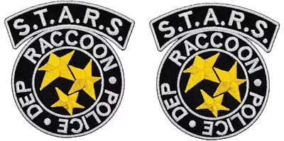 Resident Evil S.t.a.r.s. Raccoon Police Dep Patch |2pc Iron On Or Sew  3.25 X3  • $13.99