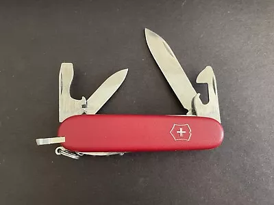 Victorinox Swiss Army Camper Nylon Scales Red Excellent • $15