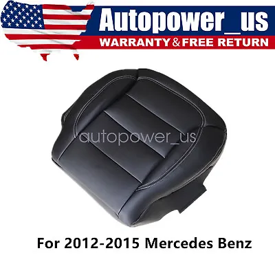 Driver Bottom Seat Cover Black Fits 2012 2013 2014 2015 Mercedes Benz ML350 • $43.99