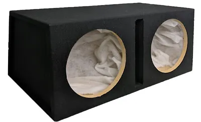 Double Dual 12  Car Subwoofer Ported Enclosure 12in Sub Woofer Speaker Box Car!! • £139.99