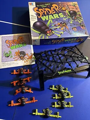 Vintage Spider Wars Spider-Fighter Game 1988 Milton Bradley Complete. Read * • $23