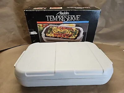 Aladdin Tempreserve Insulated Server 9x13 Casserole Dish Carrier Hot Cold ICC100 • $49.95