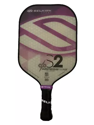 Selkirk Sport Pickleball Paddle AMPED S2 LW Purple/White Factory 2nd • $89.99