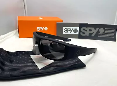 Spy Optic Logan Sosi Matte Black With Grey Ansi Sunglasses 6800000000100 New • $80