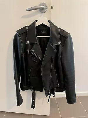 Women’s Size S/8 Neuw Berlin Black Leather  Jacket • $170