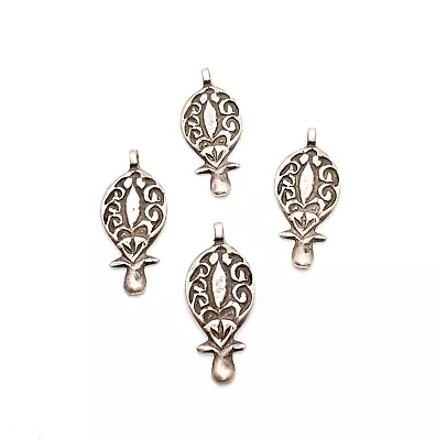 Unique Moroccan Berber Pendants 925 Silver Beads Hand Crafted Silver Ethnic • $15.95