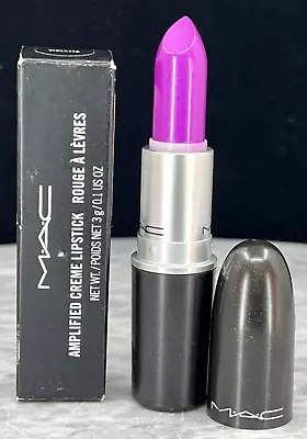 MAC Amplified Creme Lipstick #Violetta -0.1oz (NIB) • $24.88