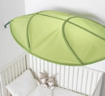 IKEA LÖVA Green Leaf Children's Bed Canopy Kids Baby Nursery Bedroom Decor New • £19.99