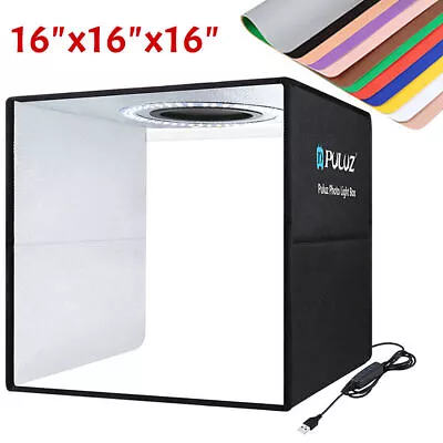 LED Light Room Photo Studio Photography Lighting Tent Kit Backdrop Cube Mini Box • $36.99