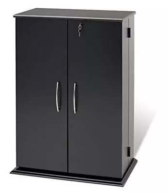Prepac Locking Media Storage Cabinet Black  • $157.17
