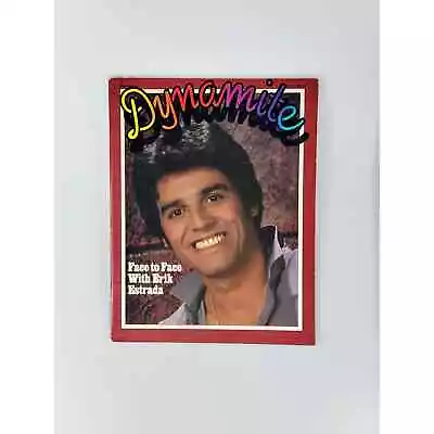 Vintage Dynamite Magazine - No. 64  Erik Estrada  September 1979 - W/ Bookmarks • $9.99