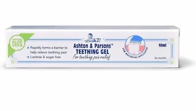 Ashton & Parsons Teething Gel For Teething Pain Relief 10ml 3+ Months Aloe Vera. • £4.09