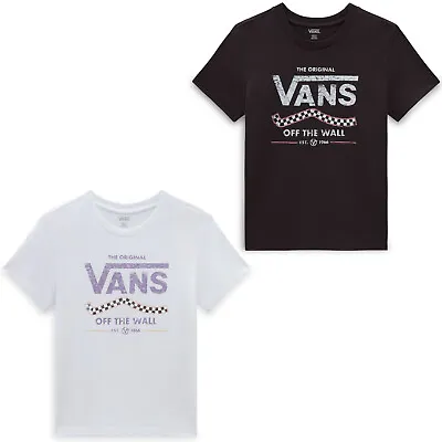 Vans Womens Lokkit Crew Neck Short Sleeve T-Shirt Tee Top • £29.95