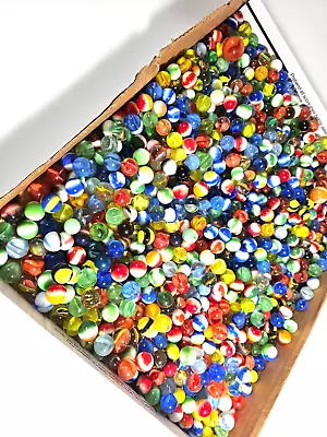 Vintage 9lbs Of Assorted Marbles • $14.50