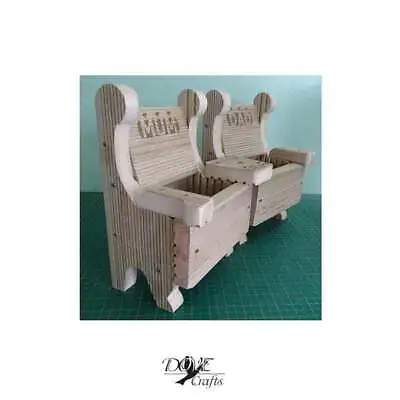 Chair Planter Love Seat Bench Planter Hand Crafted • £29