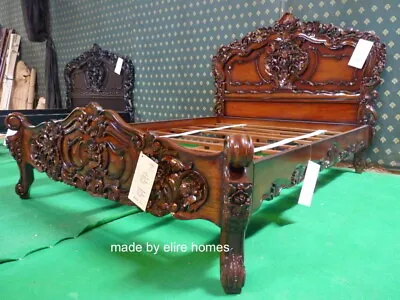 £1499 • Buy UK King Size 5' Antique Shabby Chic French Style Furniture Venetian Rococo Bed 