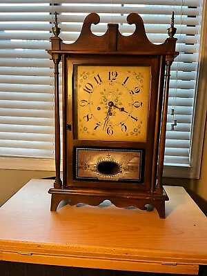Vintage New England Clock Co. 8 Day Spring Wound  Framington Conn • $175