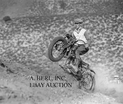 Harley-Davidson 45 Ci Hillclimb Racer Motorcycle Photo Photograph • $9.75