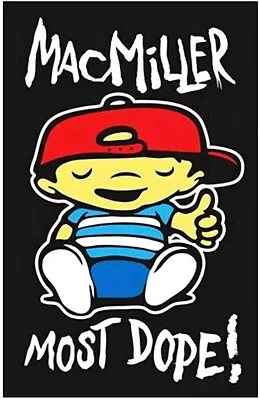 Rare Mac Miller Most Dope Blacklight Poster 2012  BRAND NEW SEALED NOS 23”x35” • $50