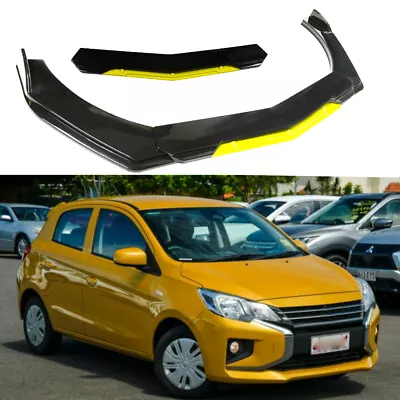 Gloss Black Front Bumper Lip Spoiler Splitter Body Kit For Mitsubishi Mirage • $85.59