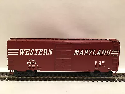 HO MTH Western Maryland 40’ PS-1 Boxcar WM #29127 • $20